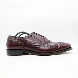 Allen Edmonds Men\'s Mcallister Wingtip Oxford 10 B Burgundy s-l400.jpg main image 4